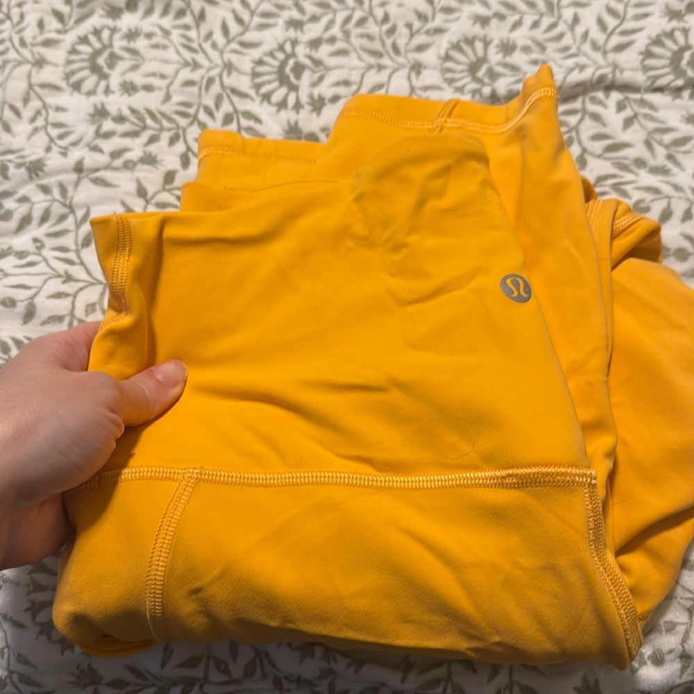 Lululemon double lined leggings withh pockets
